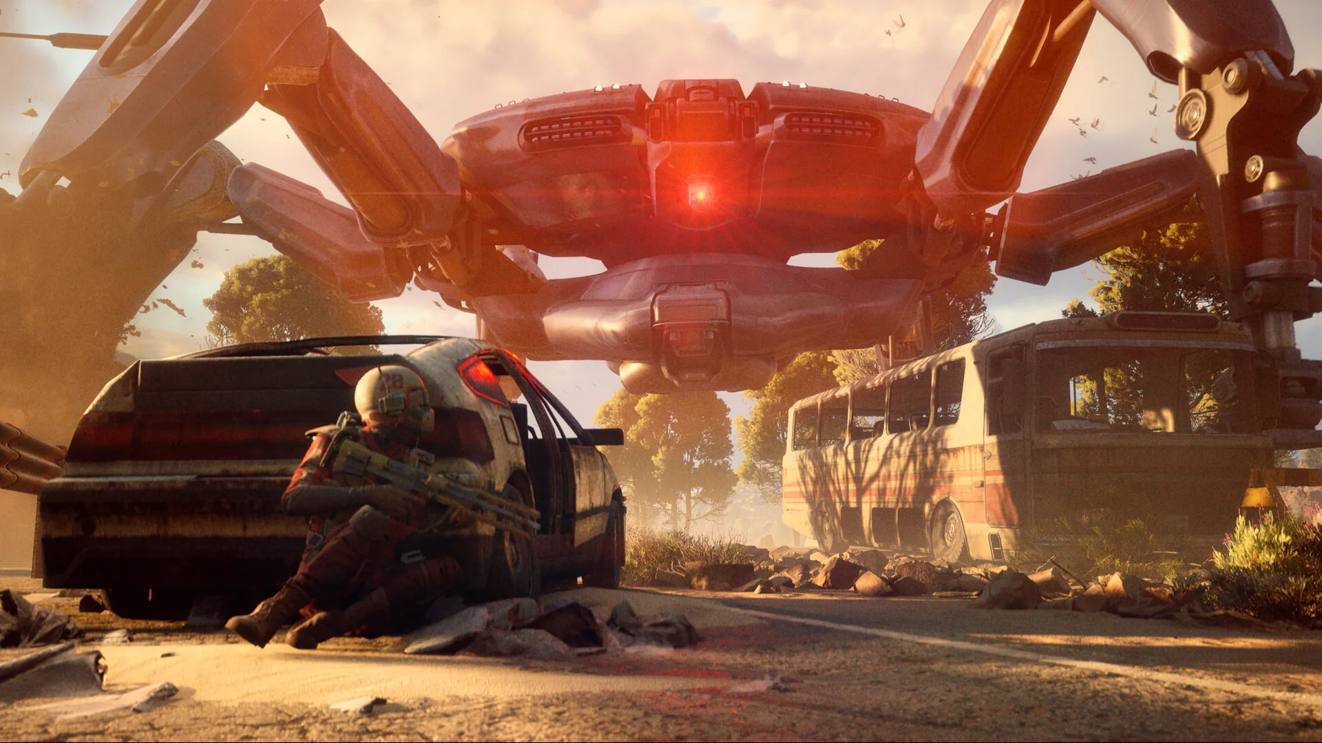 Arc Raiders wallhack ESP preview with player visibility through terrain